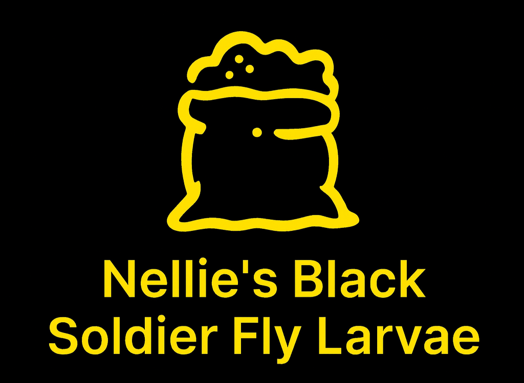Nellie's Black Soldier Fly Larvae Logo